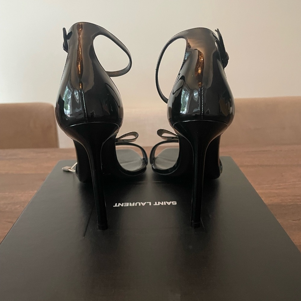 SOLD Saint Laurent Crystal Sandals - Picture 4 of 10